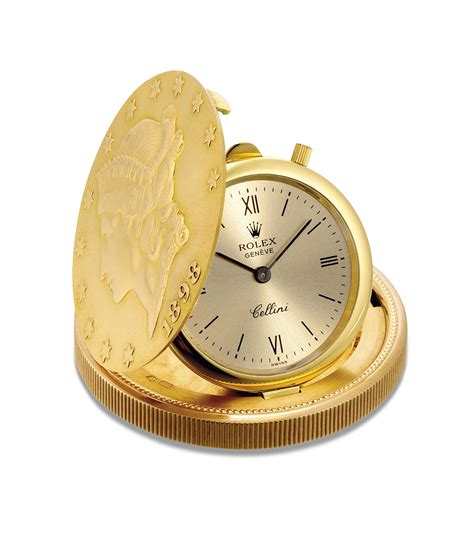 Rolex gold 20 dollar coin